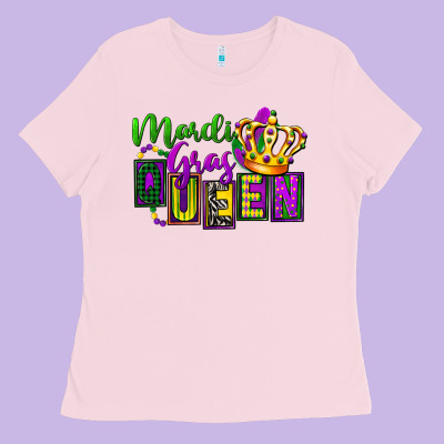 Mardi Gras Queen Ladies Tee Designed By Fadigitalartstudio