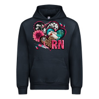 Navy rn registered nurse hearts Urban Hoodie - Jasminsmagicworld