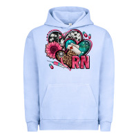 Pigment Grape Ice rn registered nurse hearts Urban Hoodie - Jasminsmagicworld