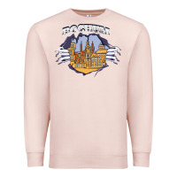 Pale Pink Bochum city Premium Sweatshirt - artisFamous