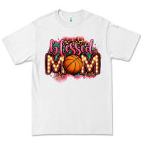 White blessed basketball mom lightbulb letters Premium Tee - OliviaCreatesArt