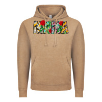 Vintage Coffee floral animal print mama Vintage Hoodie - CowhideDigitalArt