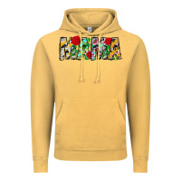 Vintage Mustard floral animal print mama Vintage Hoodie - CowhideDigitalArt