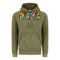 Vintage Olive floral animal print mama Vintage Hoodie - CowhideDigitalArt