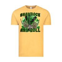 Vintage Mustard shamrock and roll Vintage Tee - FaDigitalArtStudio