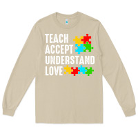 Mushroom Teach Accept Understand Love Long Sleeve Tee - CowhideDigitalArt