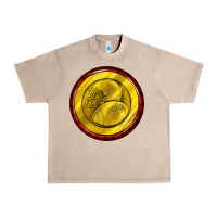 French Oak american football round earrings Urban Heavy Tee - BundleAndBundleShop