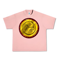 Salmon american football round earrings Urban Heavy Tee - BundleAndBundleShop