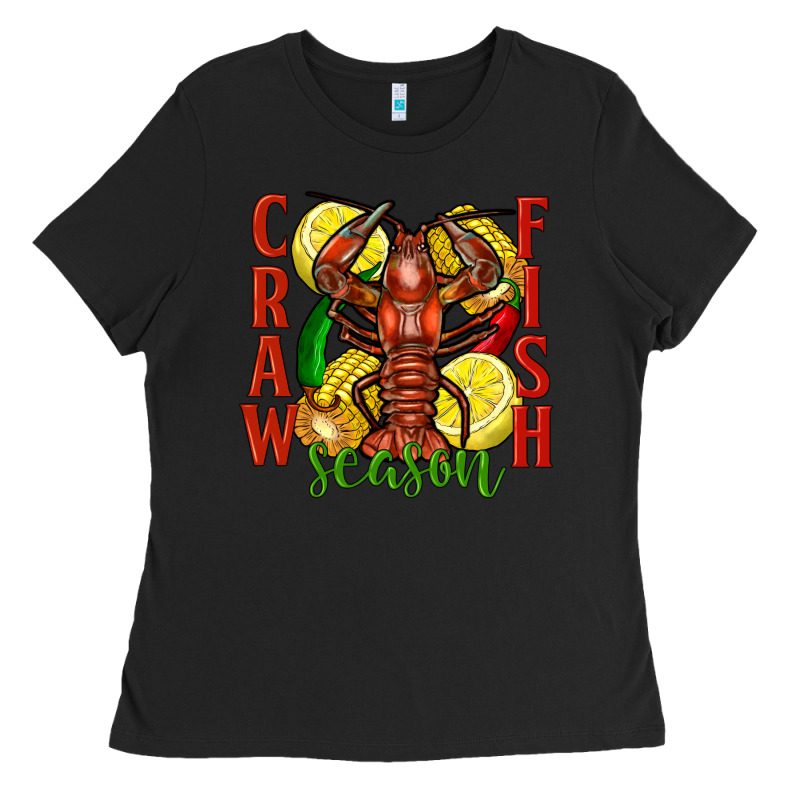 Crawfish Season Ladies Tee by FaDigitalArtStudio | Teevron
