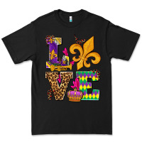 Black mardi gras love olivia Premium Tee - OliviaCreatesArt