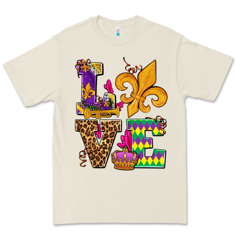 Mardi Gras Love Olivia Premium Tee by OliviaCreatesArt | Teevron
