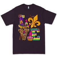 Plum mardi gras love olivia Premium Tee - OliviaCreatesArt