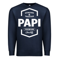 Navy Papi Genuine Premium Sweatshirt - artisFamous