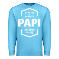 Ocean Blue Papi Genuine Premium Sweatshirt - artisFamous