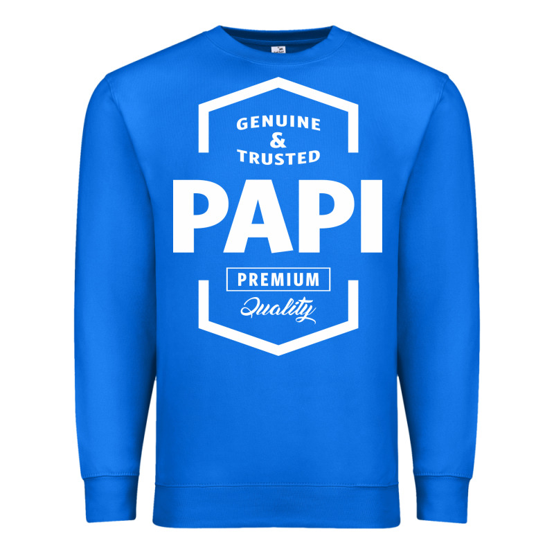 Papi Genuine Premium Sweatshirt by artisFamous | Teevron