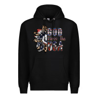 Black god bless the usa Premium Hoodie - SublimationCraftShop
