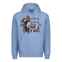 Colony Blue god bless the usa Premium Hoodie - SublimationCraftShop