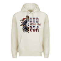 Oatmeal Heather god bless the usa Premium Hoodie - SublimationCraftShop