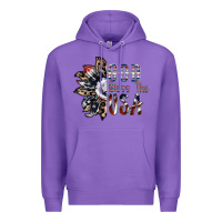 Purple god bless the usa Premium Hoodie - SublimationCraftShop