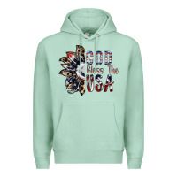 Seafoam god bless the usa Premium Hoodie - SublimationCraftShop