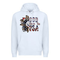 White god bless the usa Premium Hoodie - SublimationCraftShop
