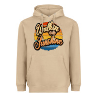 Mushroom Walking on Sunshine Heavyweight Hoodie - JahusDesignShop