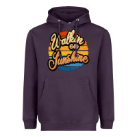 Plum Walking on Sunshine Heavyweight Hoodie - JahusDesignShop