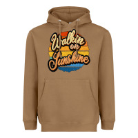 Toasted Coconut Walking on Sunshine Heavyweight Hoodie - JahusDesignShop