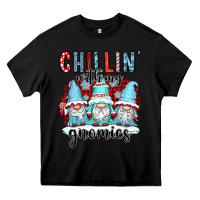 Black chillin with my gnomies Heavy Core Tee - CowGirlArtShop