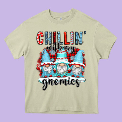 Chillin With My Gnomies Heavy Core Tee Designed By Cowgirlartshop