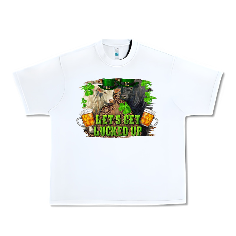 Let's Get Lucked Up Charolais And Black Angus Bull Urban Heavy Tee by RanaPortraitStore | Teevron
