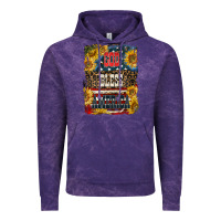 Cloud Purple Western God Bless America 4th of July Vintage Hoodie - LillyAllenDesigns