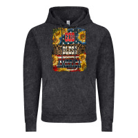 Vintage Black Western God Bless America 4th of July Vintage Hoodie - LillyAllenDesigns
