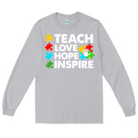Moon Dust Teach Love Hope Inspire Long Sleeve Tee - CowhideDigitalArt
