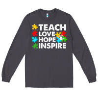 Smoke Teach Love Hope Inspire Long Sleeve Tee - CowhideDigitalArt