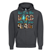 Smoke trust in the lord with all your heart Zipper Hoodie - JahusDesignShop