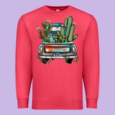 Farm Truck, Premium Sweatshirt Designed By Jahusdesignshop