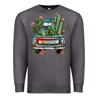 Charcoal Heather farm truck, Premium Sweatshirt - JahusDesignShop