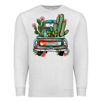 Oatmeal Heather farm truck, Premium Sweatshirt - JahusDesignShop