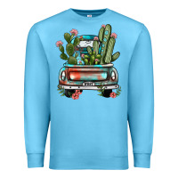 Ocean Blue farm truck, Premium Sweatshirt - JahusDesignShop