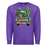 Purple farm truck, Premium Sweatshirt - JahusDesignShop