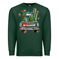 Sports Green farm truck, Premium Sweatshirt - JahusDesignShop