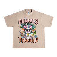 French Oak Bunny's Favorite Teacher Easter Day Urban Heavy Tee - FaDigitalArtStudio