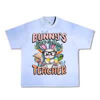 Grape Ice Bunny's Favorite Teacher Easter Day Urban Heavy Tee - FaDigitalArtStudio