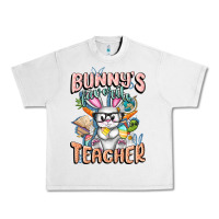 Lunar Rock Bunny's Favorite Teacher Easter Day Urban Heavy Tee - FaDigitalArtStudio