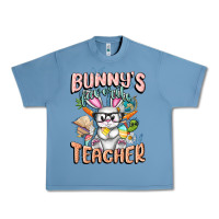 Pebble Blue Bunny's Favorite Teacher Easter Day Urban Heavy Tee - FaDigitalArtStudio
