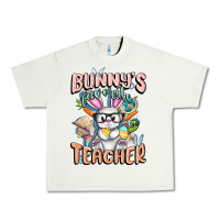 Pistachio Bunny's Favorite Teacher Easter Day Urban Heavy Tee - FaDigitalArtStudio