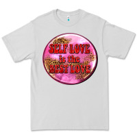 Dove Grey self love is the best love olivia Premium Tee - OliviaCreatesArt