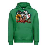 Emerald baseball hearts Urban Hoodie - Jasminsmagicworld