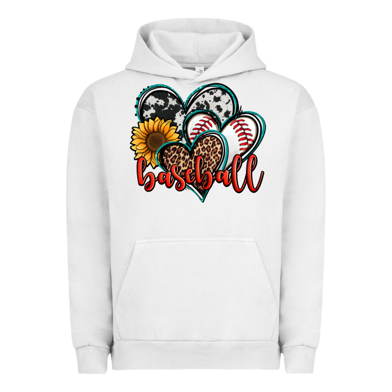 Baseball Hearts Urban Hoodie by Jasminsmagicworld | Teevron